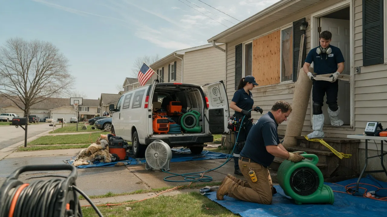 Water Damage Restoration in White Hall, IL near me